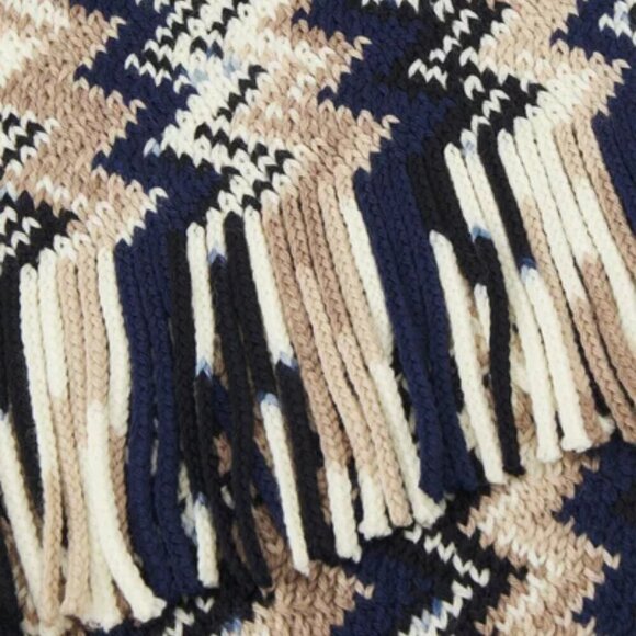 New Missoni Unisex Sciarpa Zig Zag Fringes Wool Blend Multicolor Scarf 30x190 - Picture 7 of 13